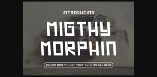 Migthy Morphin Font Poster 1