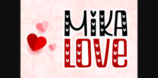 Mika Love Font Poster 1