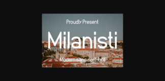 Milanisti Font Poster 1