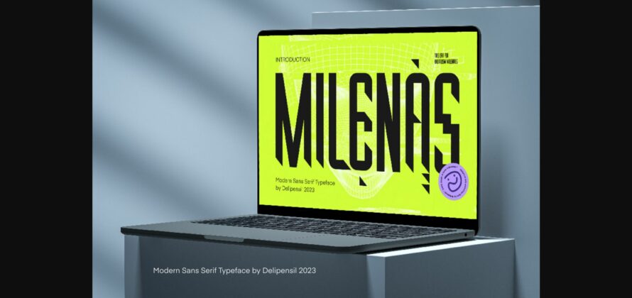 Milenas Font Poster 9