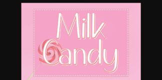 Milk Candy Font Poster 1