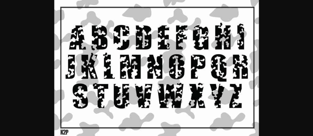 Milk Font Poster 4