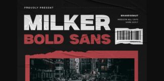 Milker Font Poster 1