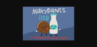 Milkypants Font Poster 1