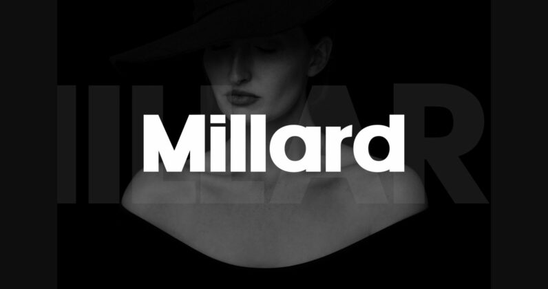 Millard Font Poster 3