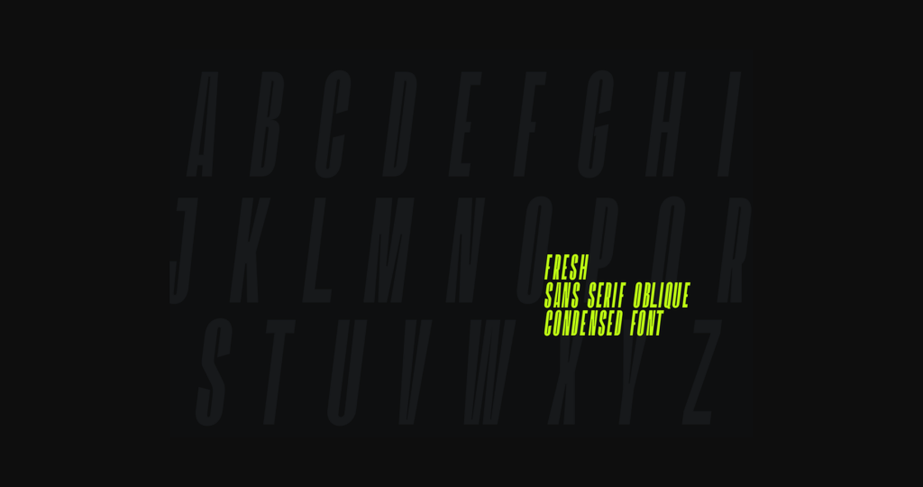 Millenium Font Poster 2