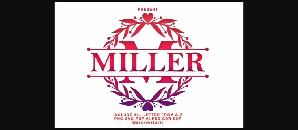 Miller Font Poster 3