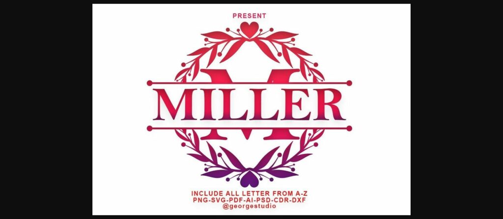 Miller Font Poster 1