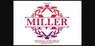 Miller Font Poster 1