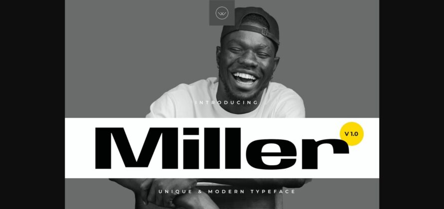 Miller Font Poster 3