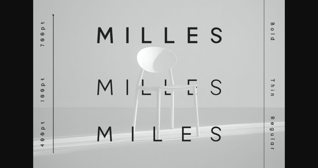 Milles Font Poster 11