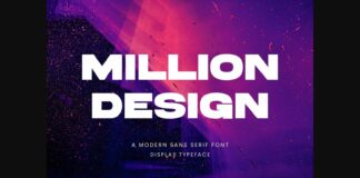 Million Design Font Poster 1