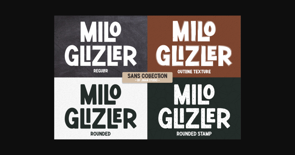 Milo Glizler Family Font Poster 3