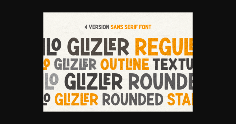 Milo Glizler Family Font Poster 4