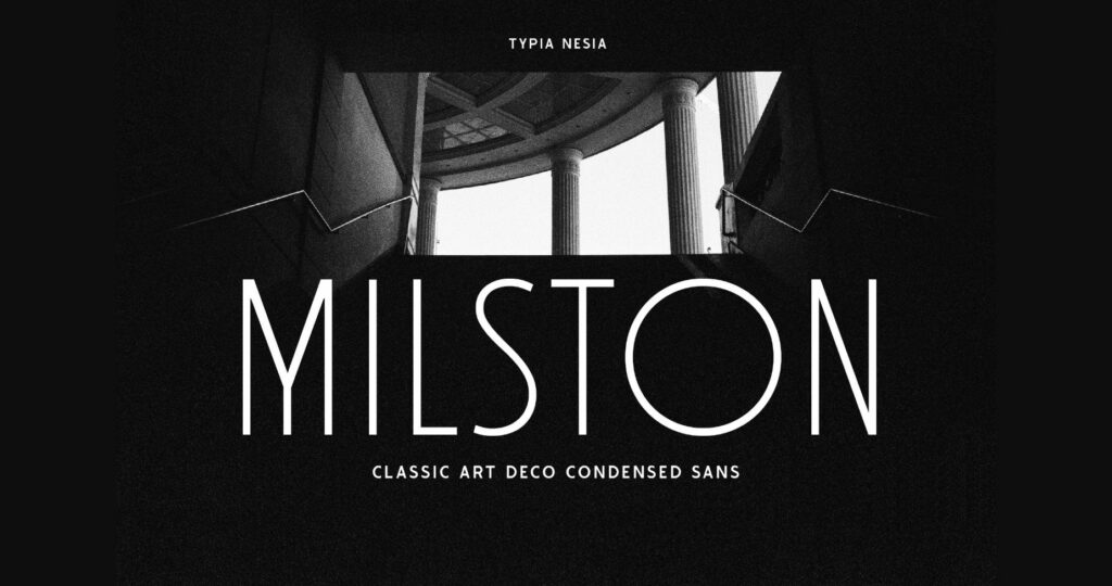 Milston Font Poster 3