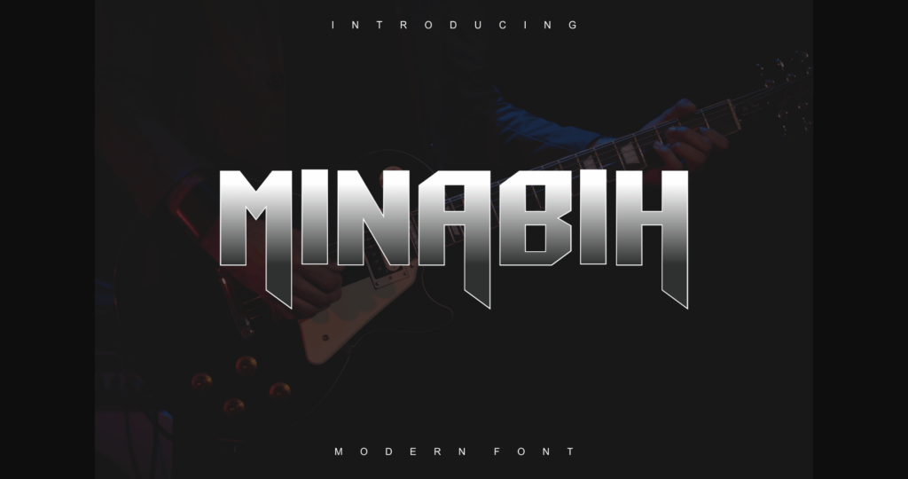 Minabih Font Poster 3