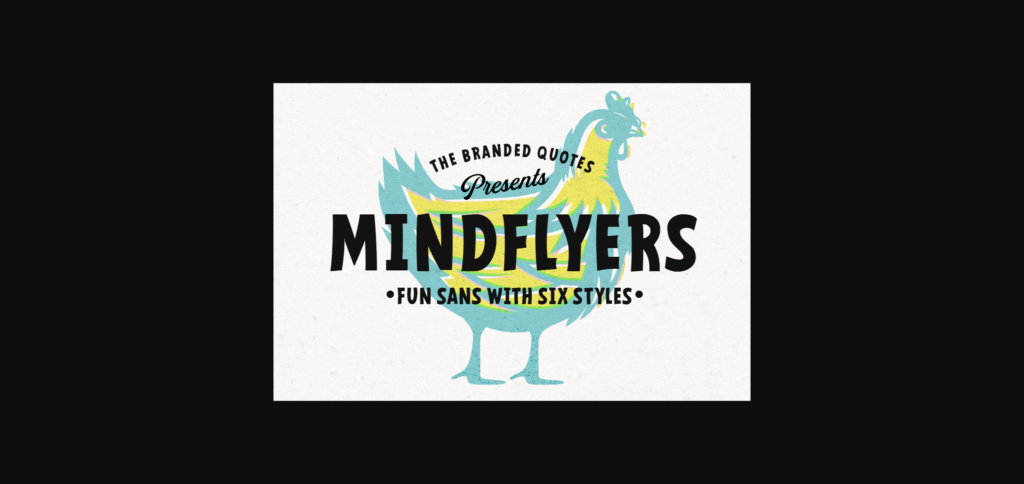 Mindflyers Font Poster 3