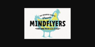 Mindflyers Font Poster 1