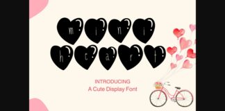 Mini Heart Font Poster 1