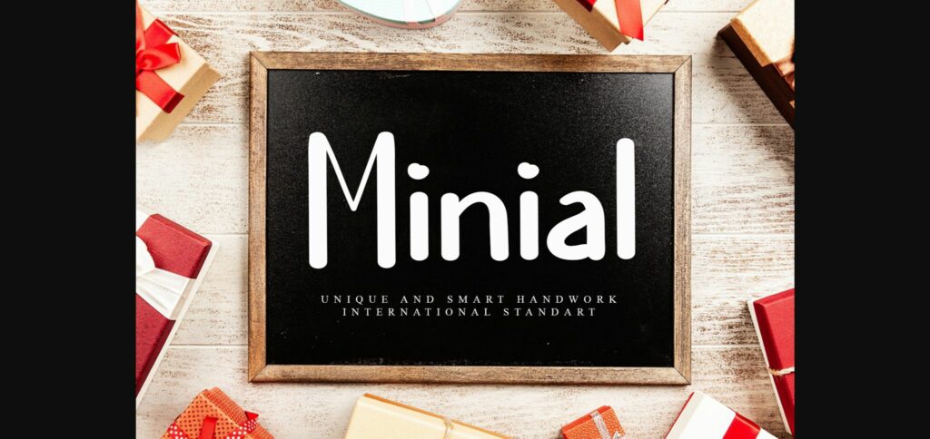 Minial Font Poster 1