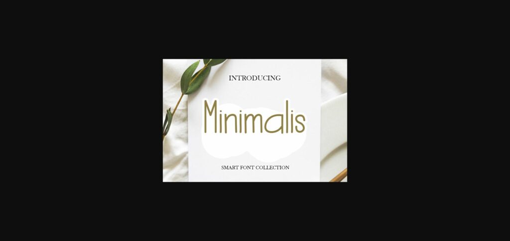 Minimalis Font Poster 1