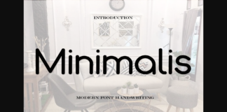 Minimalis Font Poster 1