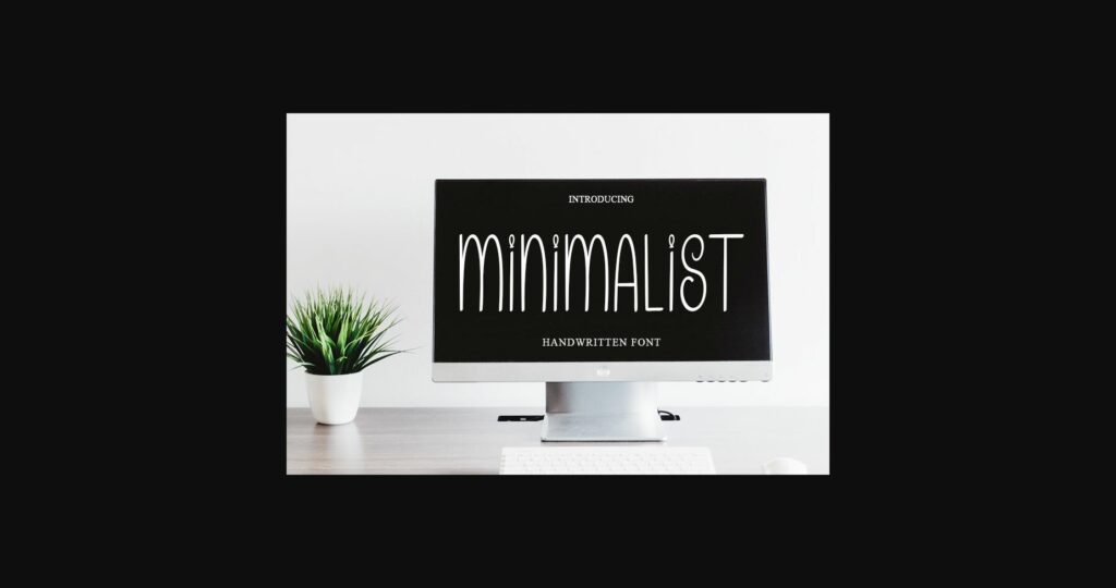 Minimalist Font Poster 3