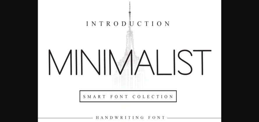 Minimalist Font Poster 3