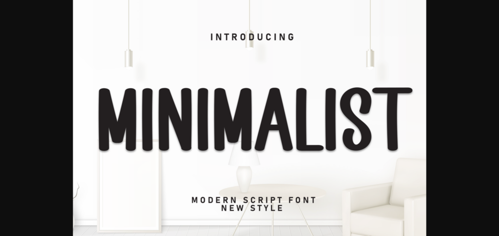 Minimalist Font Poster 3