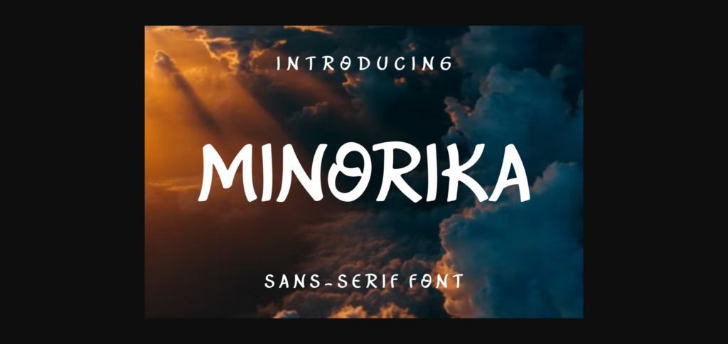 Minorika Font Poster 3