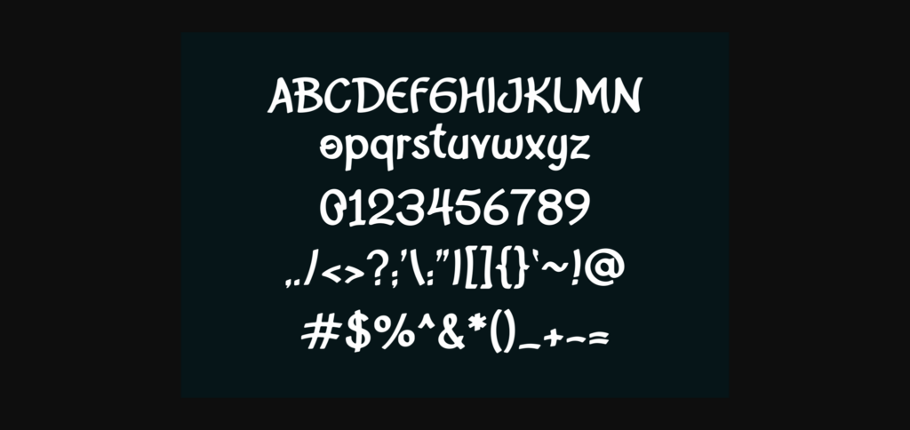 Minorika Font Poster 4