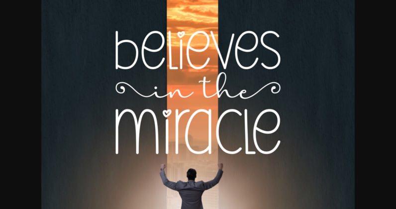 Miracle Nighty Font Poster 6