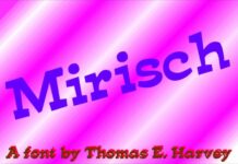 Mirisch Fonts