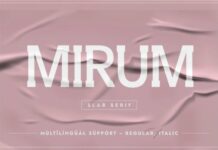 Mirum Fonts