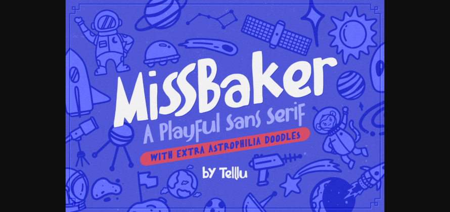 MissBaker Font Poster 3