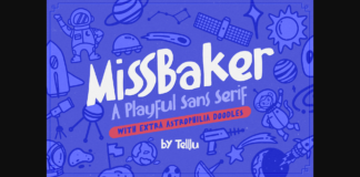 MissBaker Font Poster 1