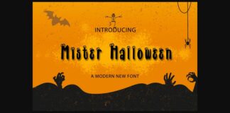 Mister Halloween Font Poster 1