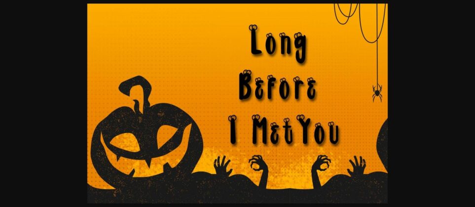 Mister Halloween Font Poster 5