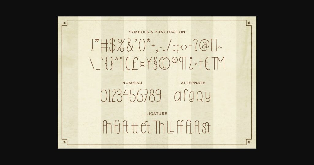 Mister Hipster Font Poster 5