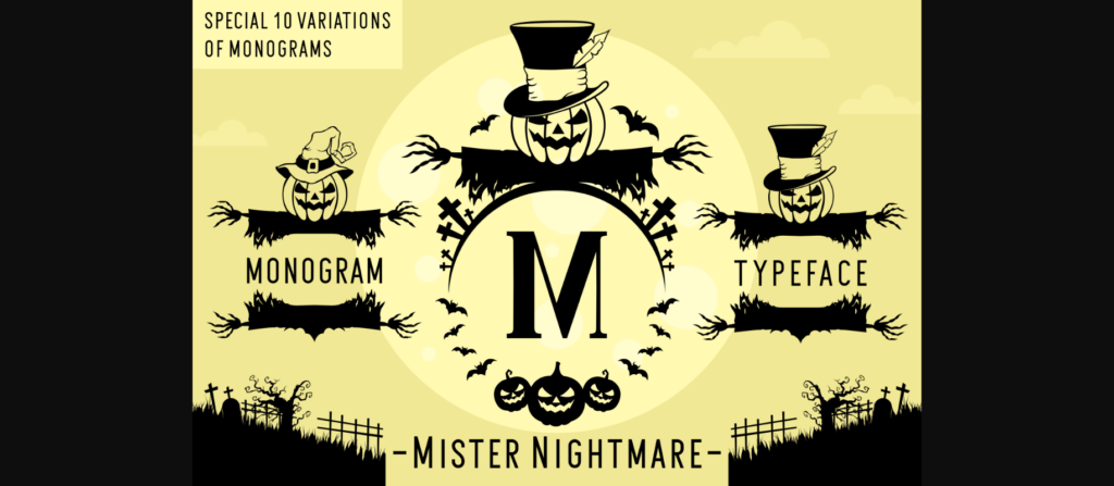 Mister Nightmare Font Poster 3