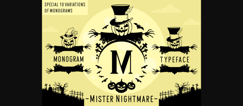 Mister Nightmare Font Poster 1