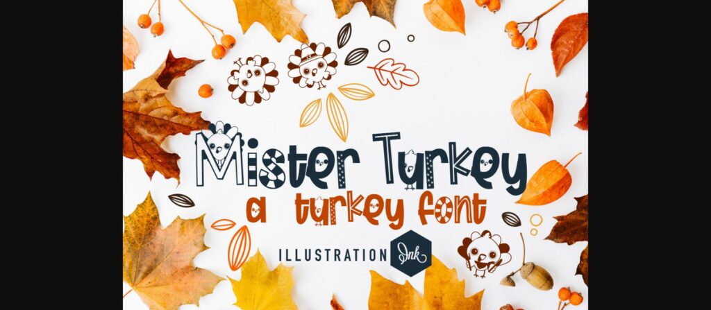 Mister Turkey Font Poster 3