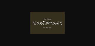 Mobilemoon Font Poster 1