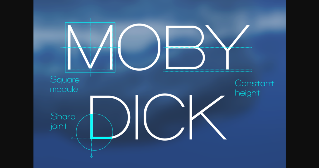 Mobydick Font Poster 6