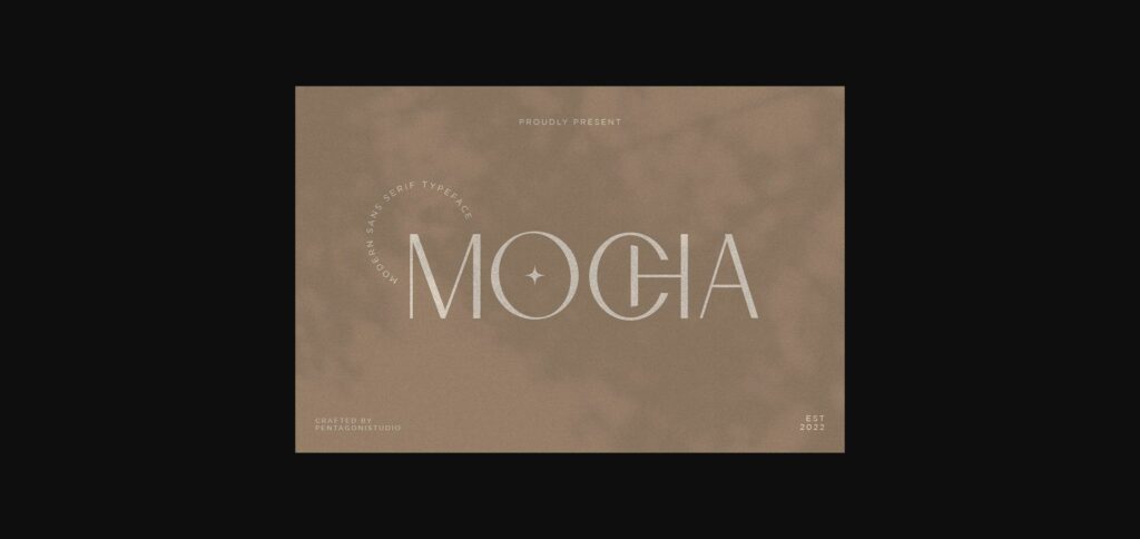 Mocha Font Poster 3