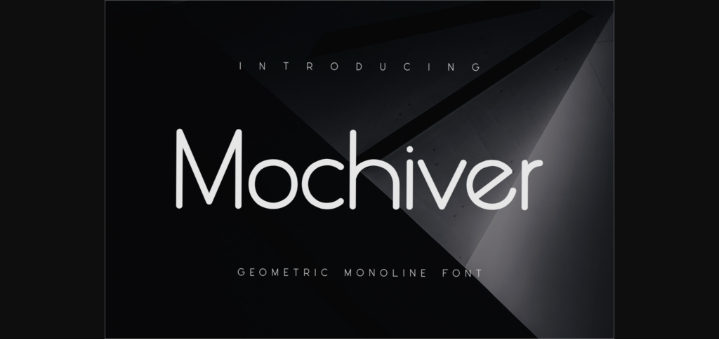 Mochiver Font Poster 3