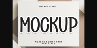 Mockup Font Poster 1