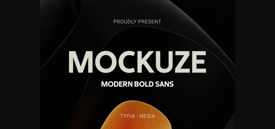 Mockuze Font Poster 3