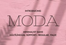 Moda Fonts