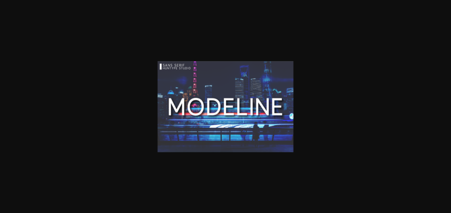 Modeline Font Poster 1